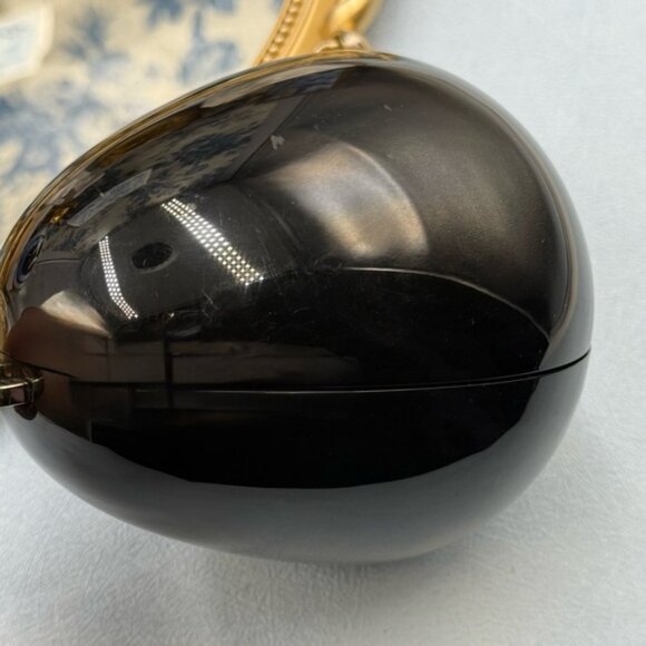 🆕 SIMONE ROCHA 🧿 NWOT Black Perspex Mini Handheld Egg Clutch - Picture 15 of 16